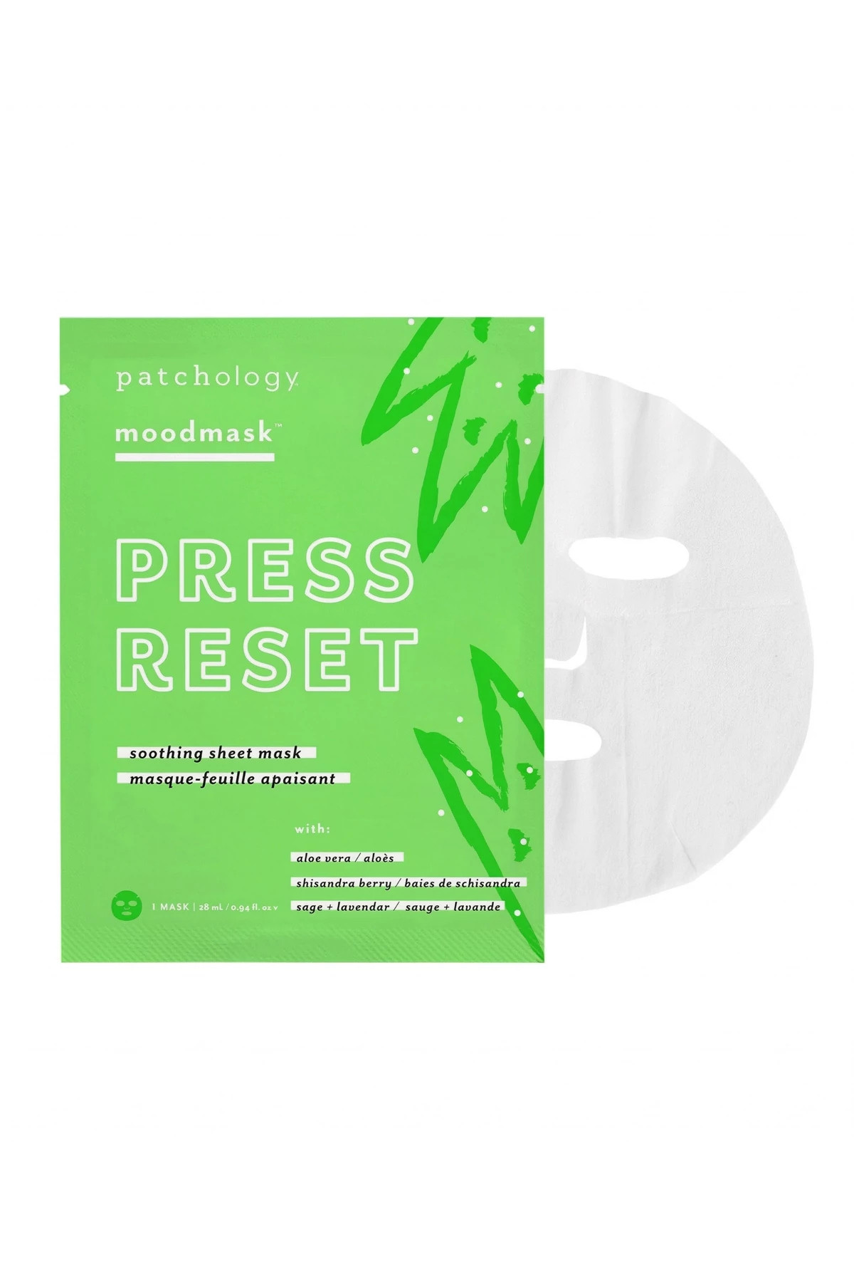 GREEN Press Reset Sheet Face Mask image number 2