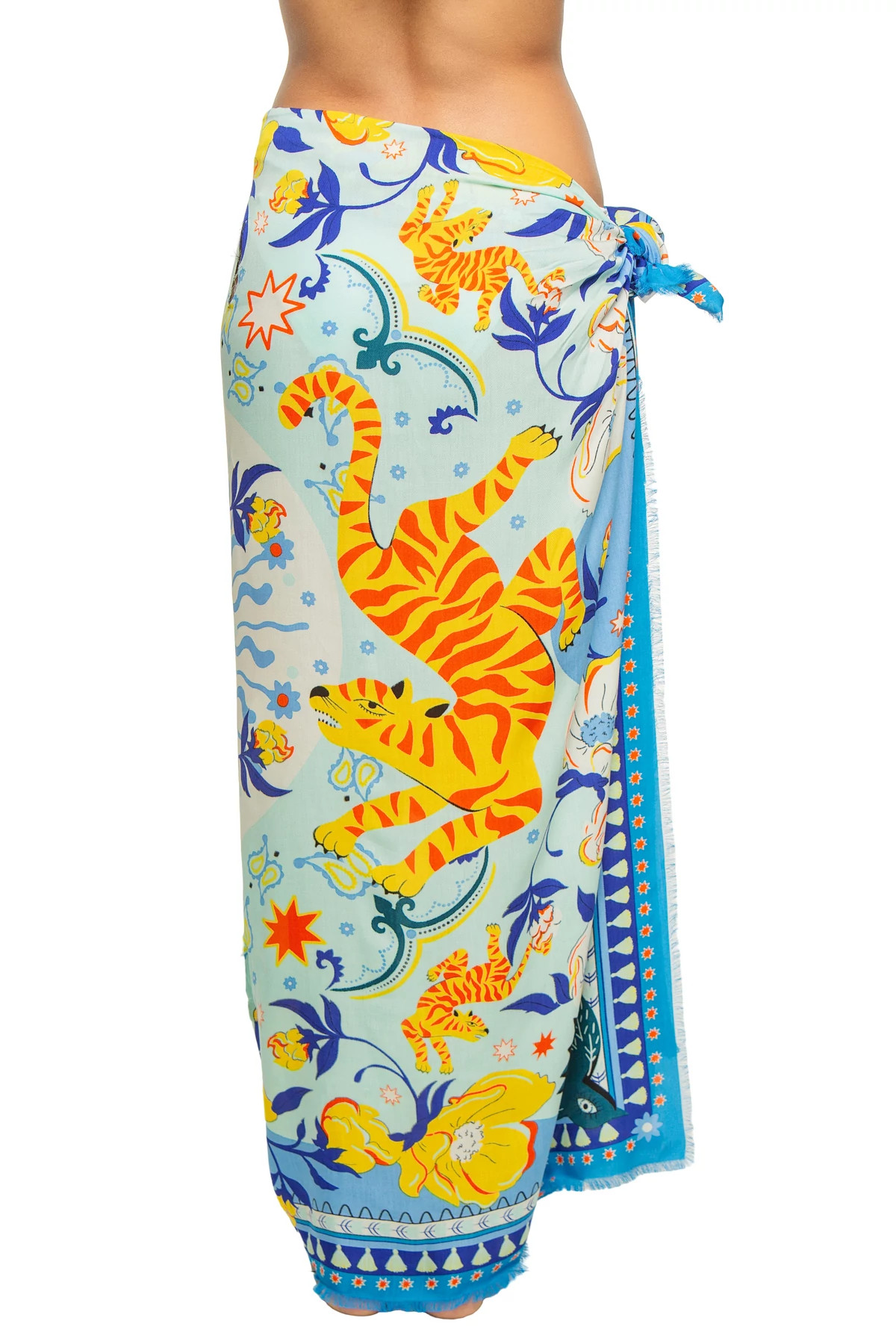 BLUE Bandidas Sarong image number 4