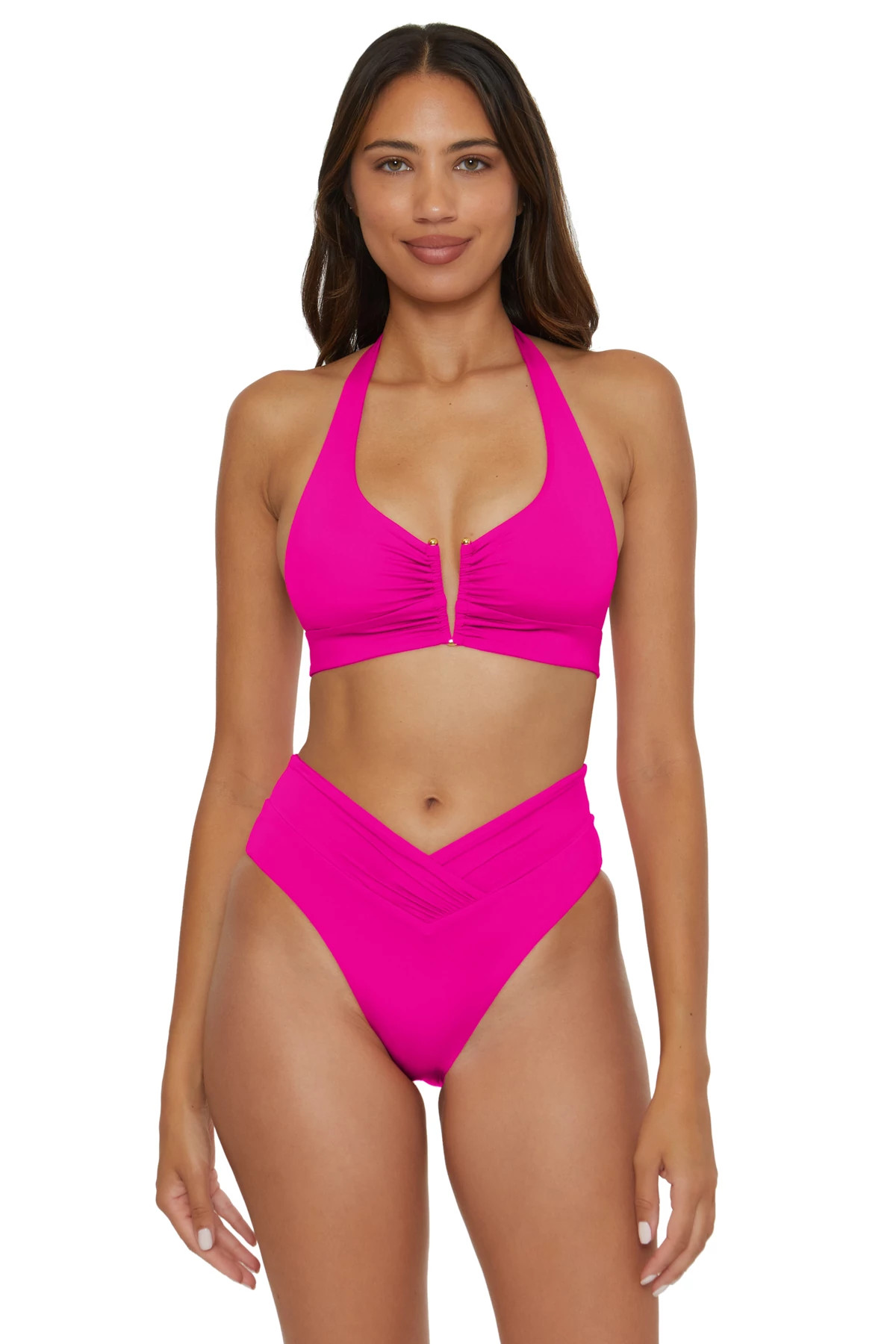 AZALEA Viviana Halter Bikini Top image number 1