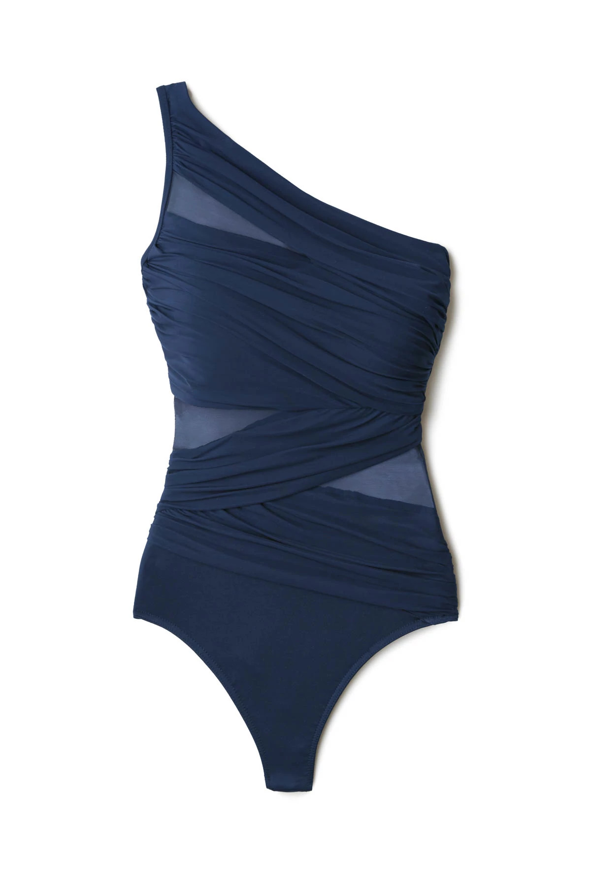 MIDNIGHT BLUE Jena Asymmetrical One Piece image number 3