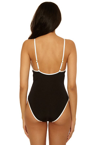 BLACK Triumph Ribbed One Piece Swimsuit