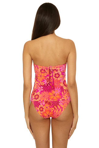MULTI Brinley Bandeau Tankini Top