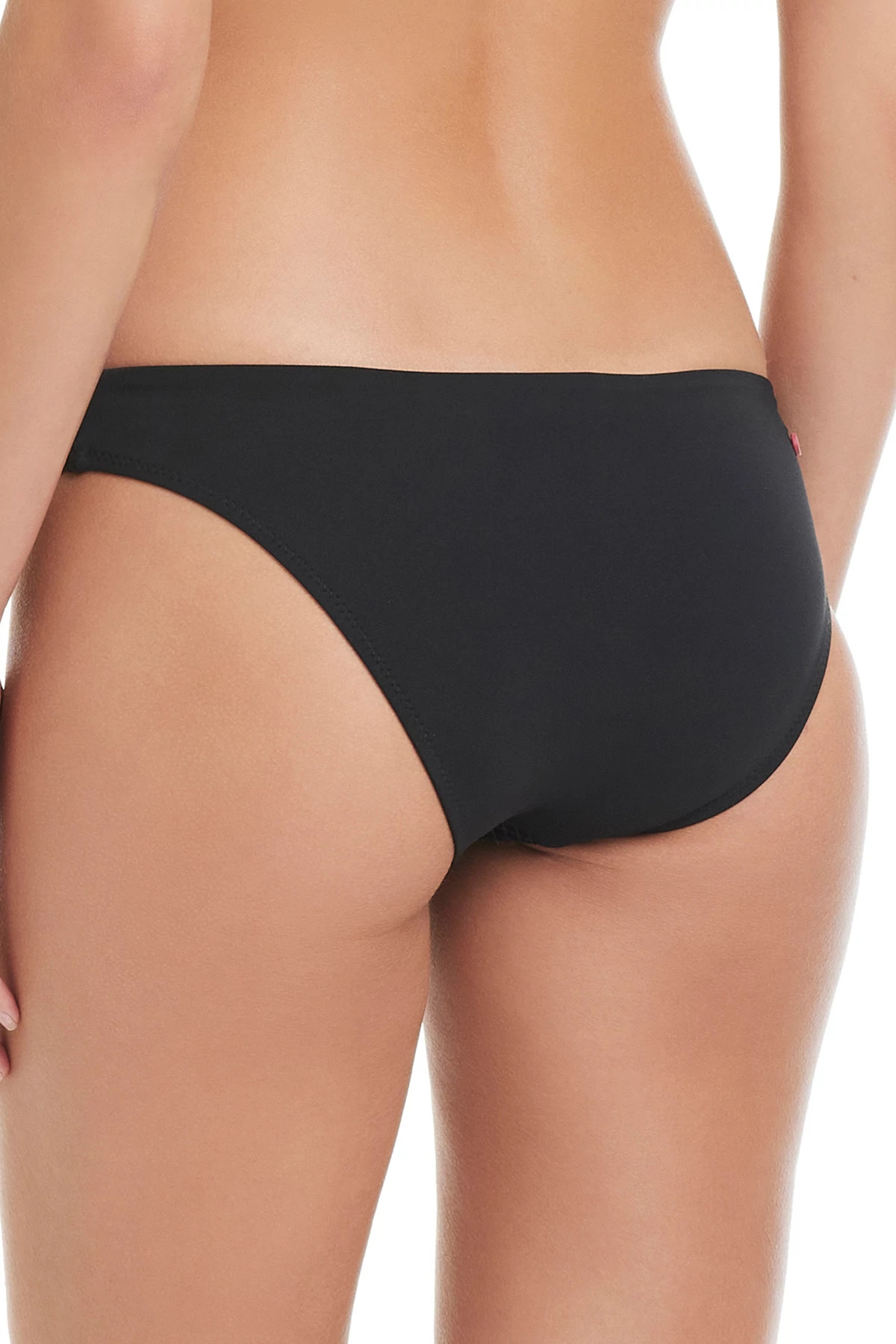 BLACK Rhinestone Hipster Bikini Bottom image number 2