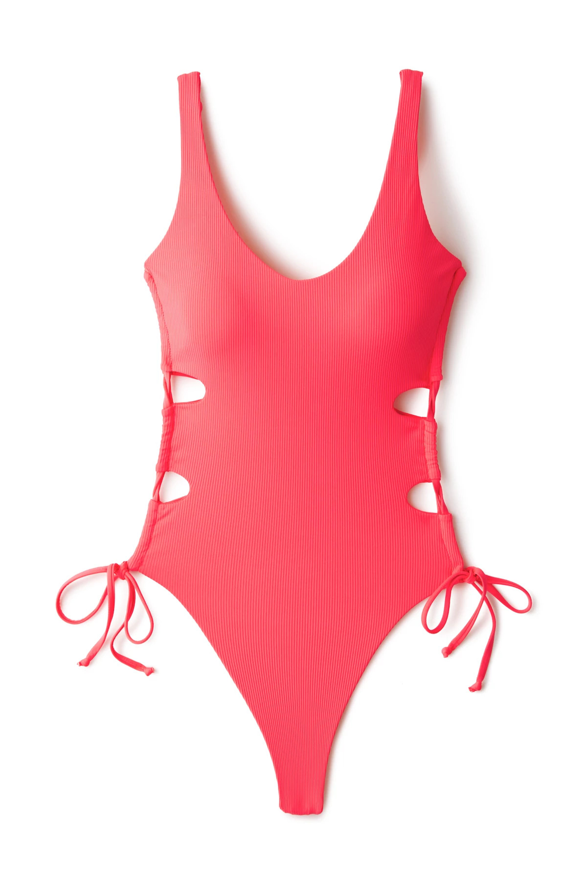 HOT CORAL Curacao One Piece Swimsuit image number 3