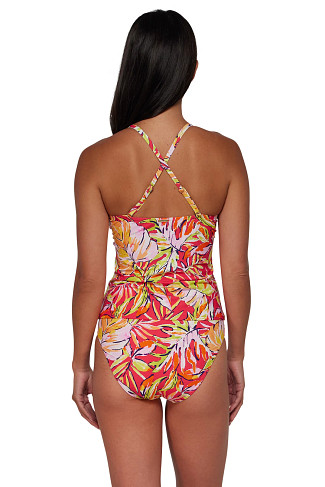 ISLAND ESCAPE Simone Convertible Strap Tankini Top