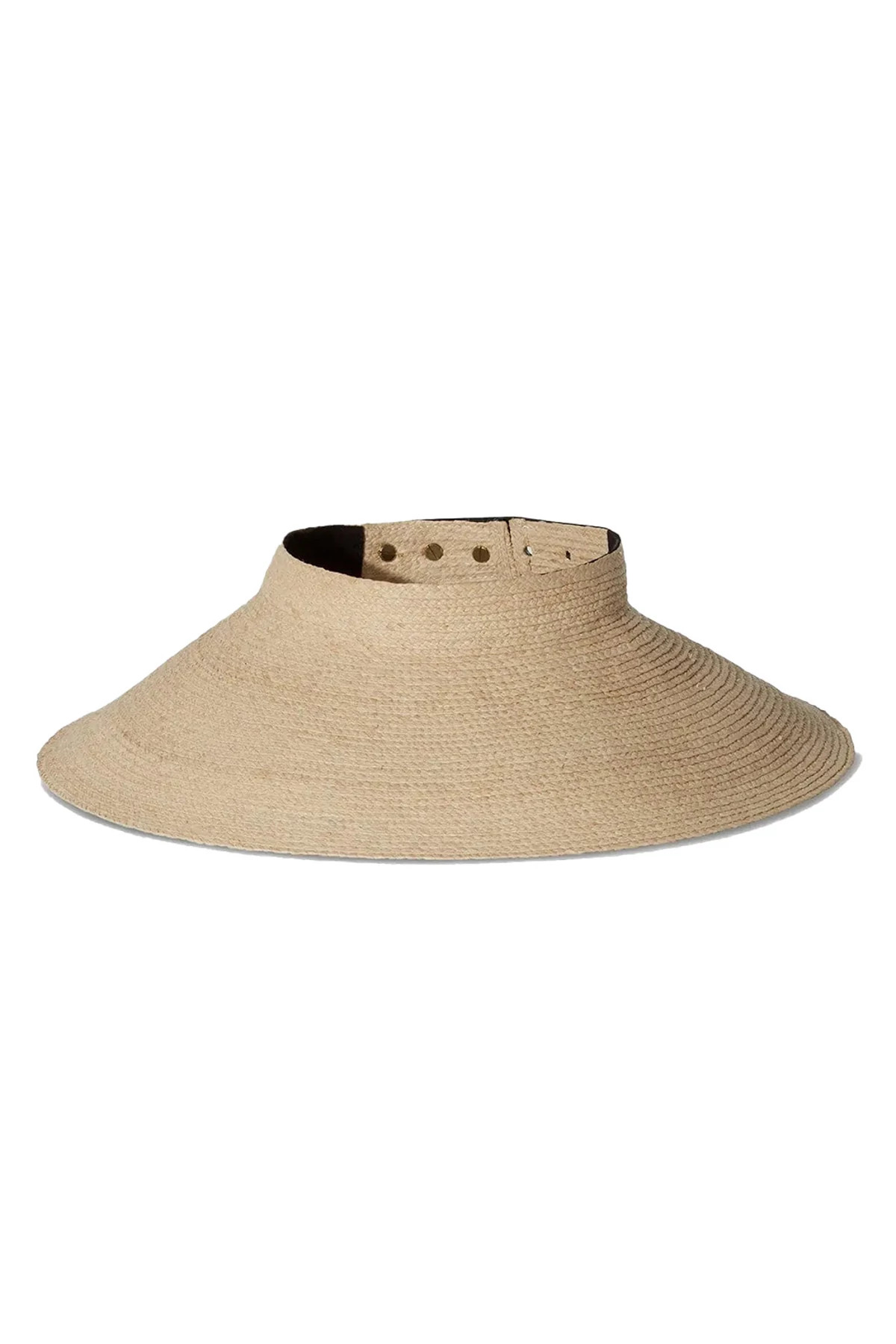 NATURAL Birdie Adjustable Raffia UPF 50+ Visor image number 1