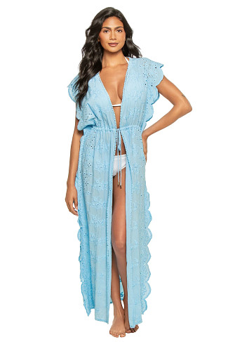 OASIS Talitha Scalloped Eyelet Kimono
