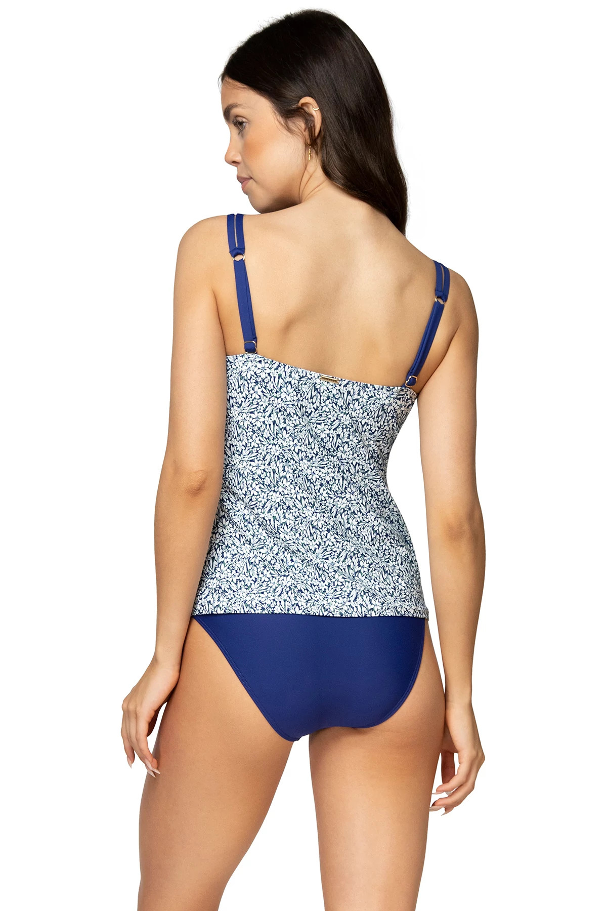 FORGET ME NOT Taylor Underwire Bra Tankini Top (E-H Cup) image number 2