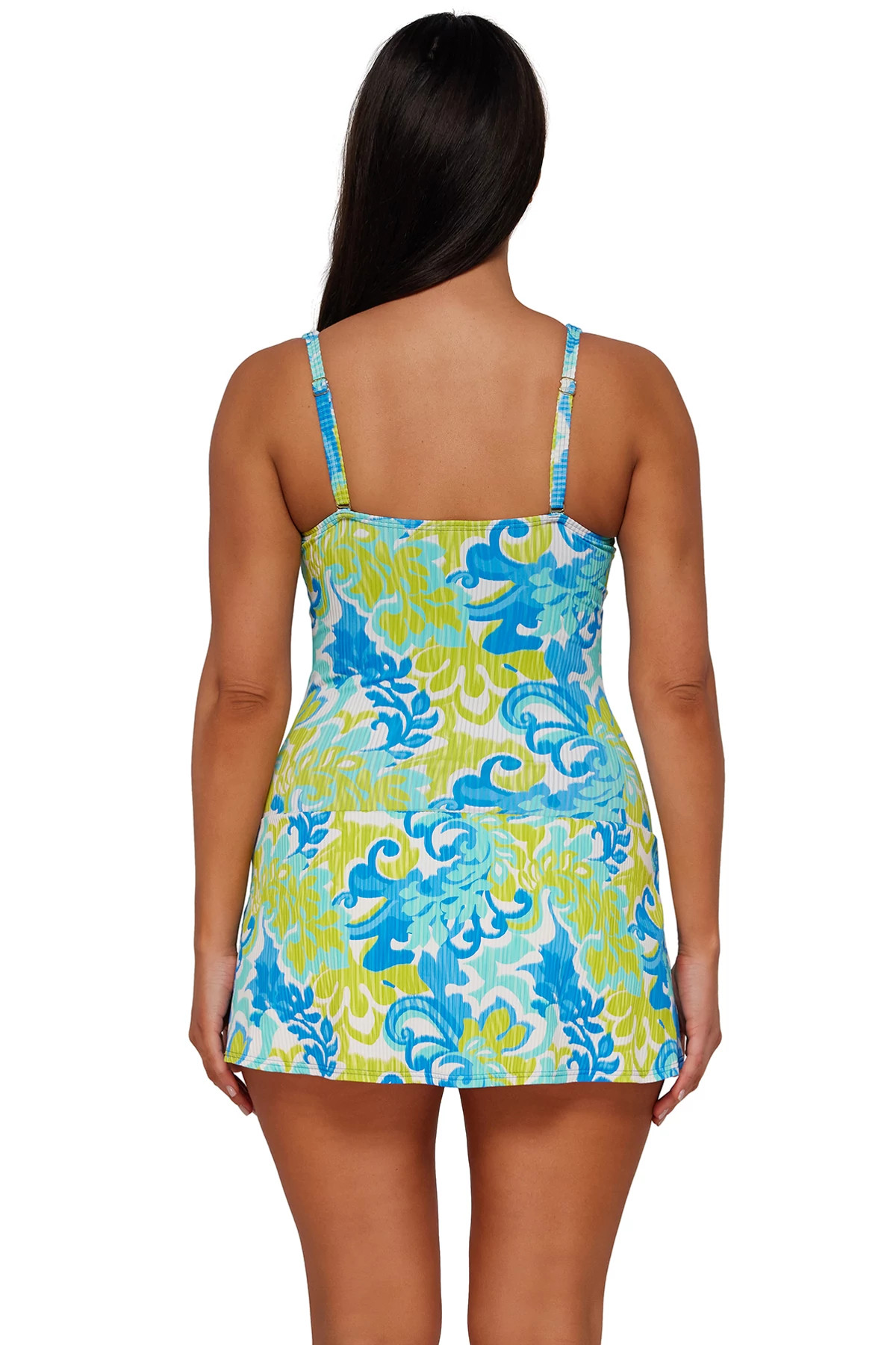 OCEAN MUSE SANDBAR RIB Sienna Swimdress image number 3