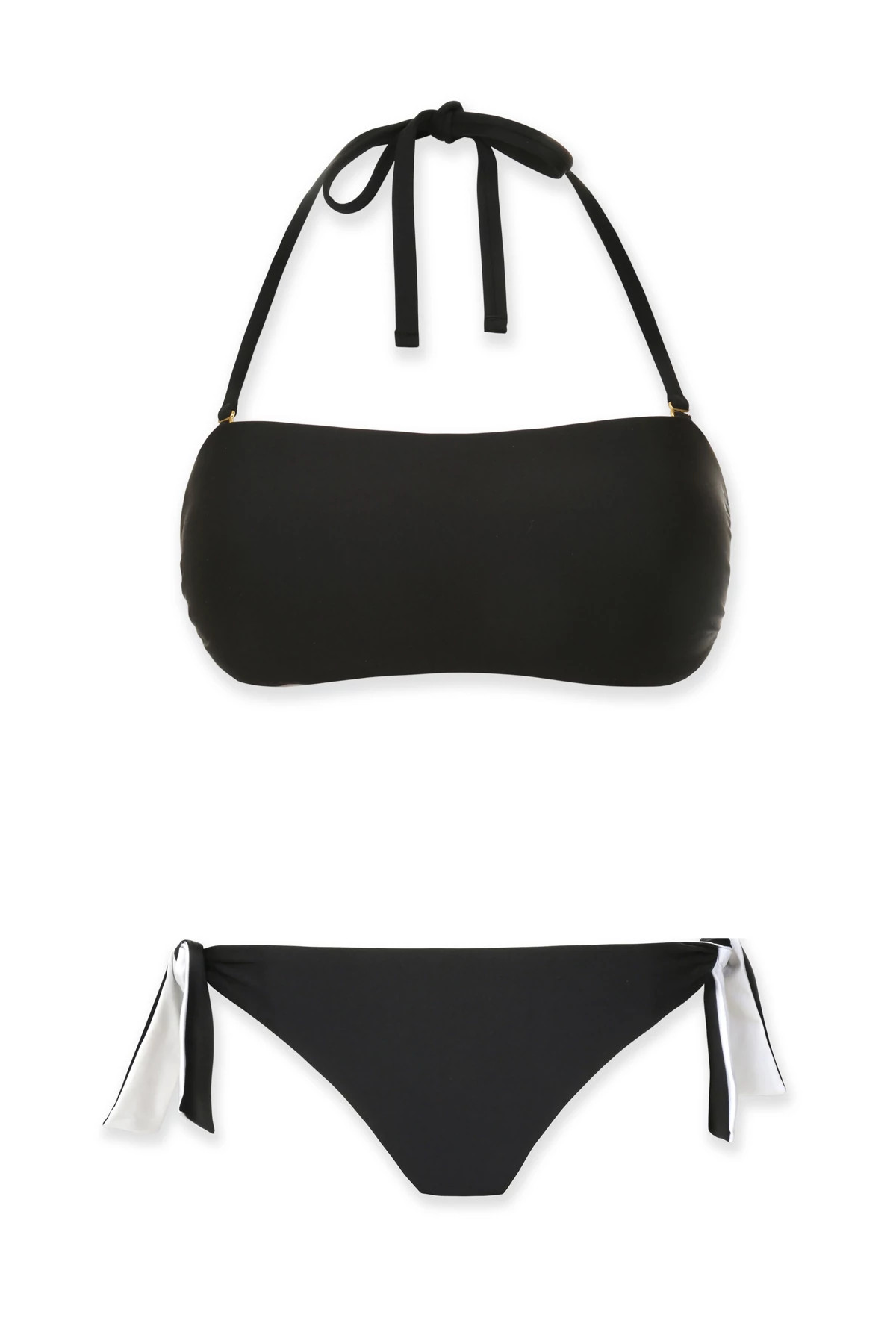 BLACK/WHITE Reversible Hipster Bikini Bottom image number 7