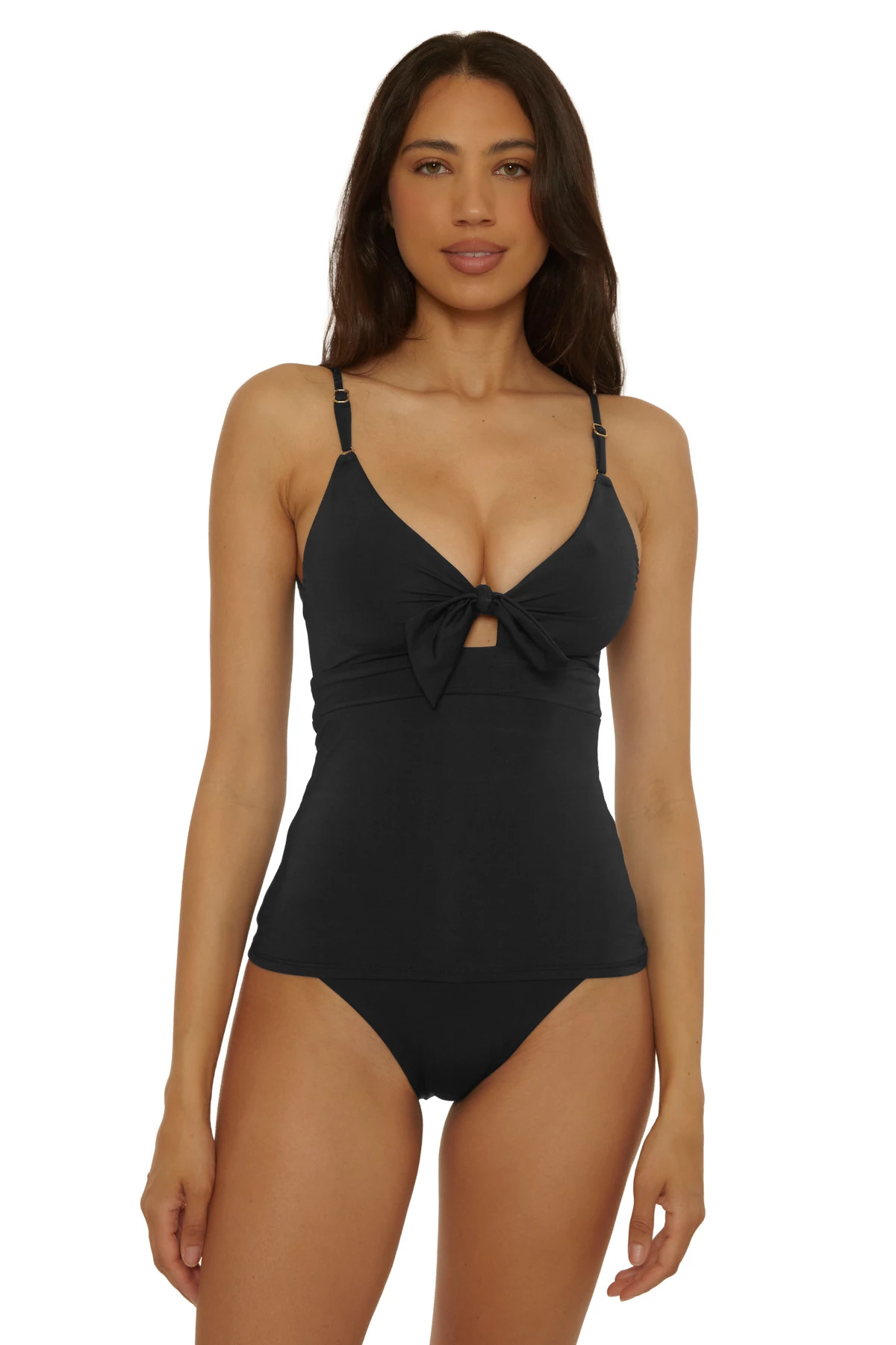 BLACK Tatum Convertible Tankini Top image number 4