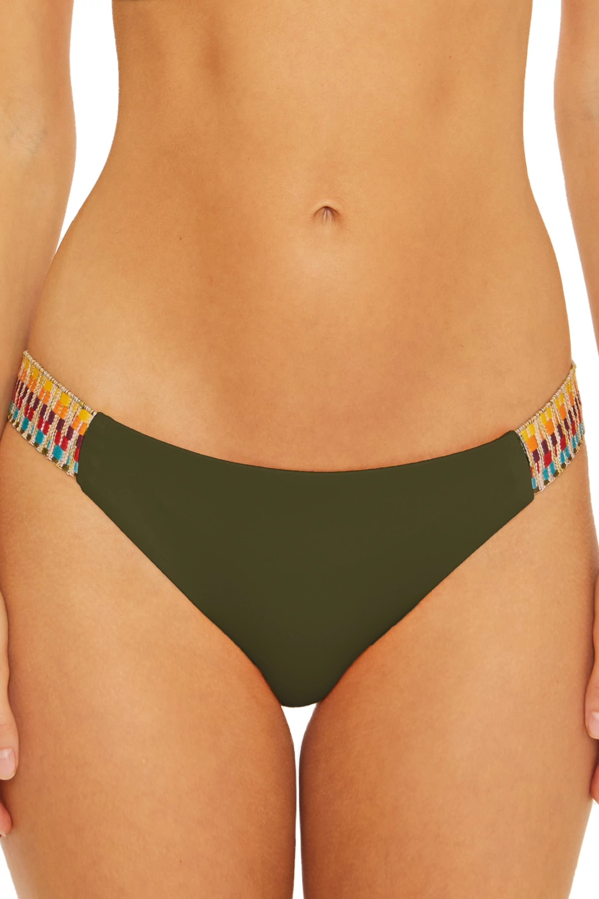 BAY LEAF Avery Tab Side Hipster Bikini Bottom image number 1