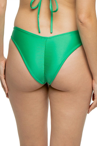 EMERALD SHIMMER Lulu Brazilian Bikini Bottom