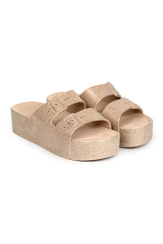 SANDY Glitter Platform Slide