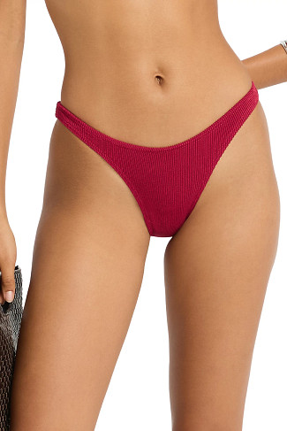 WINE The Scene Textured Bikini Bottom