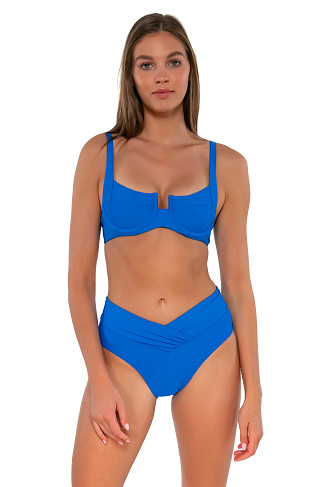ELECTRIC BLUE Juliette Underwire Bikini Top