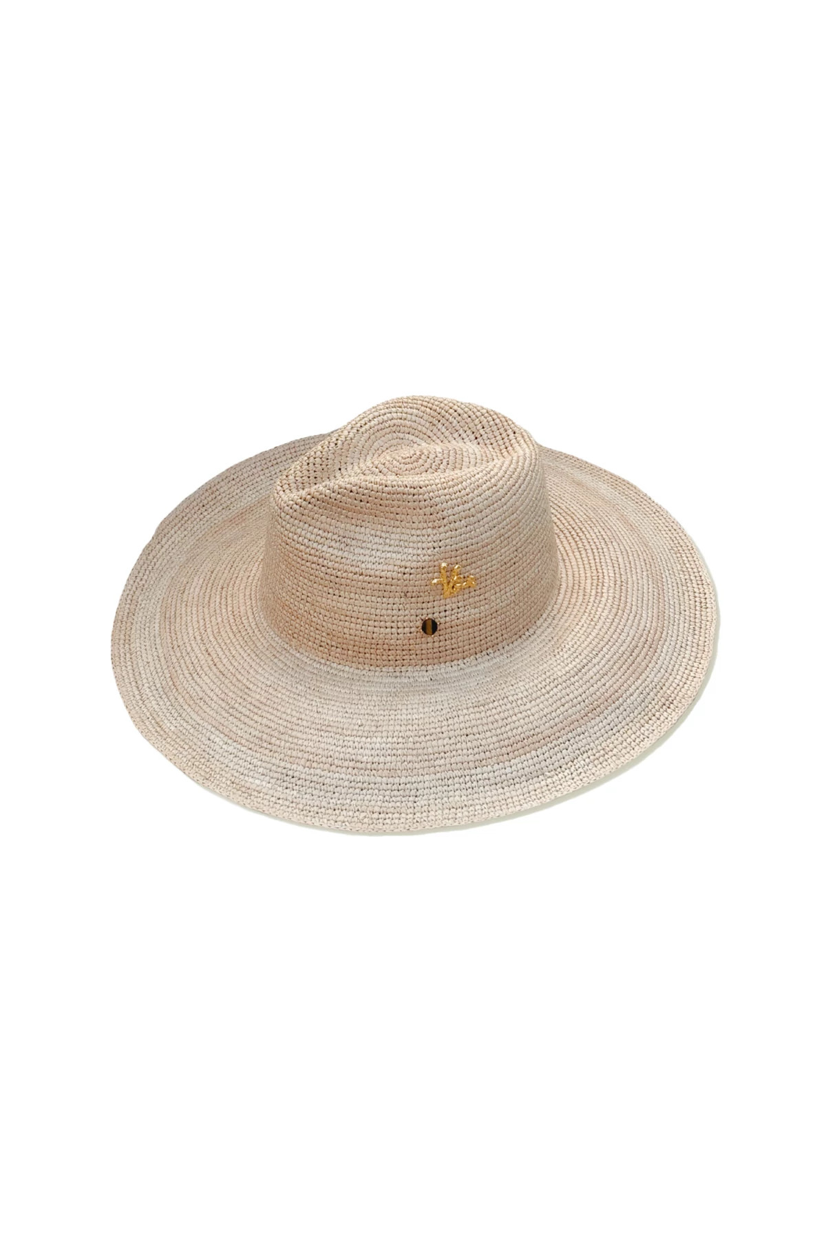 BEIGE Eva Panama Hat  image number 1