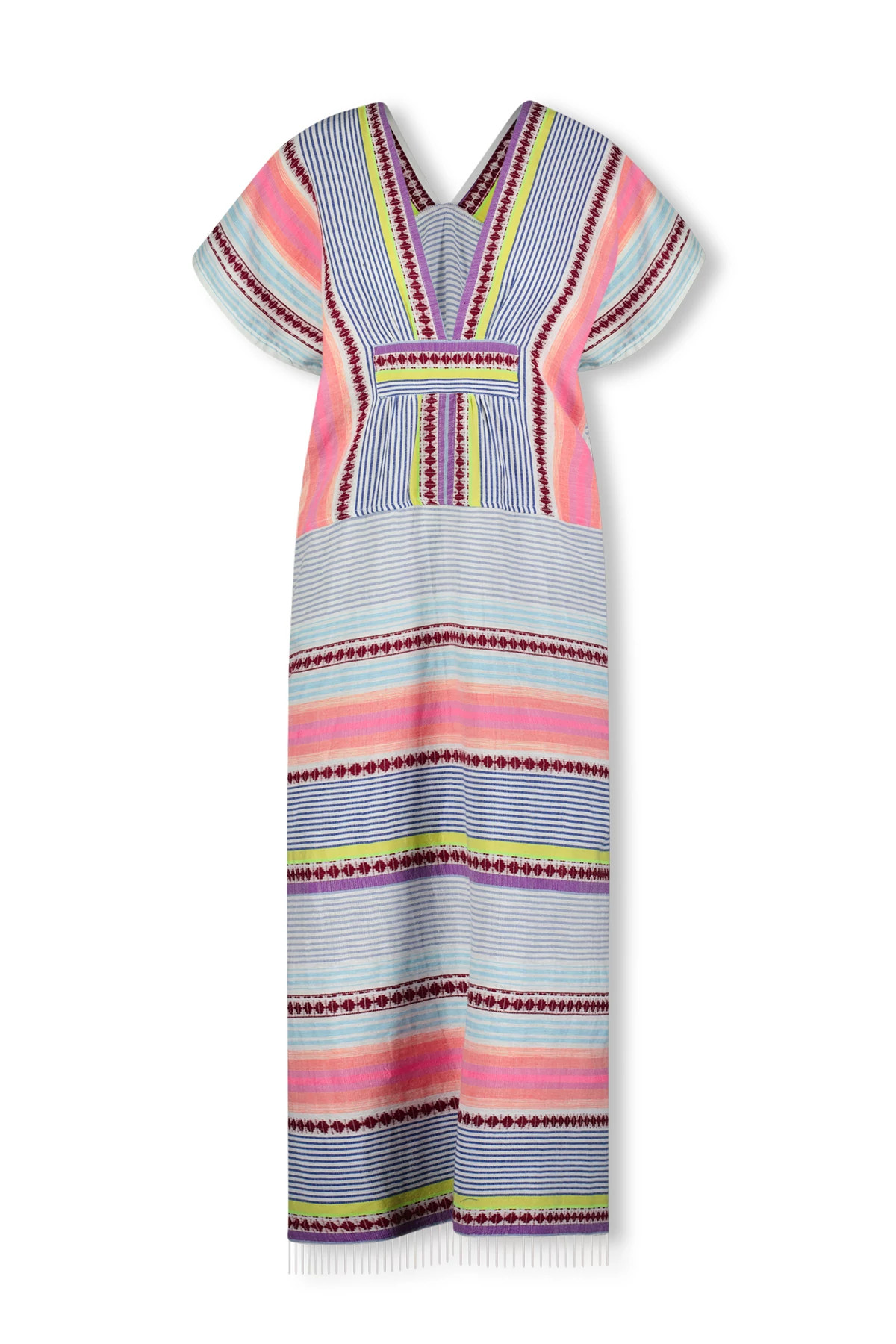 CIRQ CITRUS Gasira Plunge Caftan image number 4