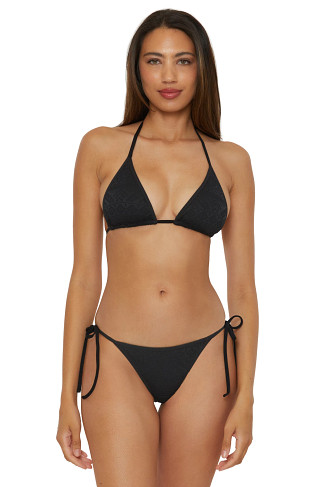 BLACK Cheryl Triangle Bikini Top