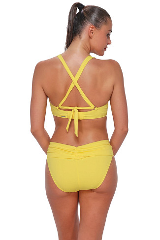 PINEAPPLE CREPE Vienna V-Wire Bikini Top (D+ Cup)