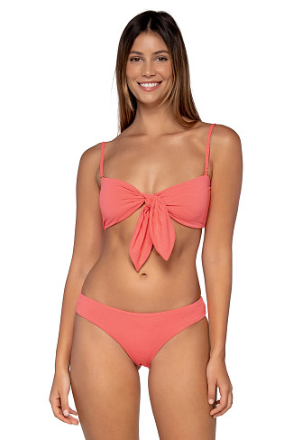 PINK GRAPEFRUIT Eloise Bandeau Bikini Top