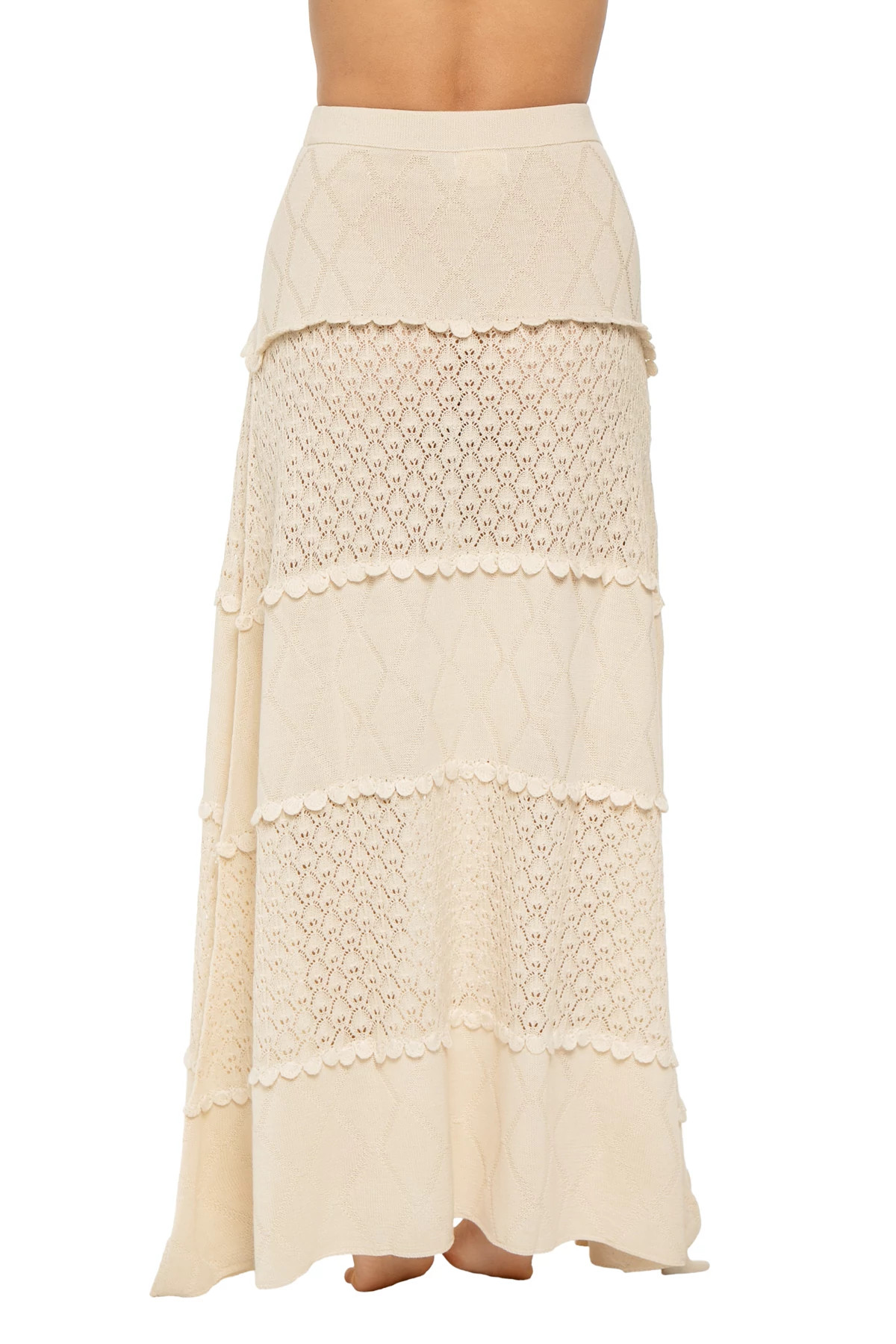 IVORY Addie Maxi Skirt image number 2