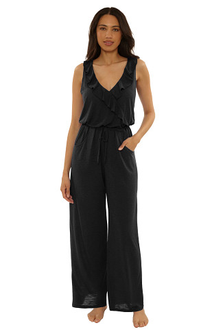 BLACK Breezy Basics Jumpsuit