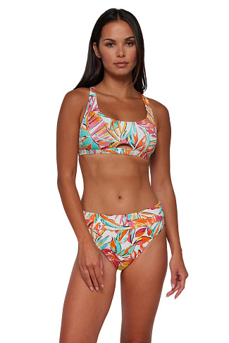 PALM SERENADE SANDBAR RIB Brandi Bralette Bikini Top