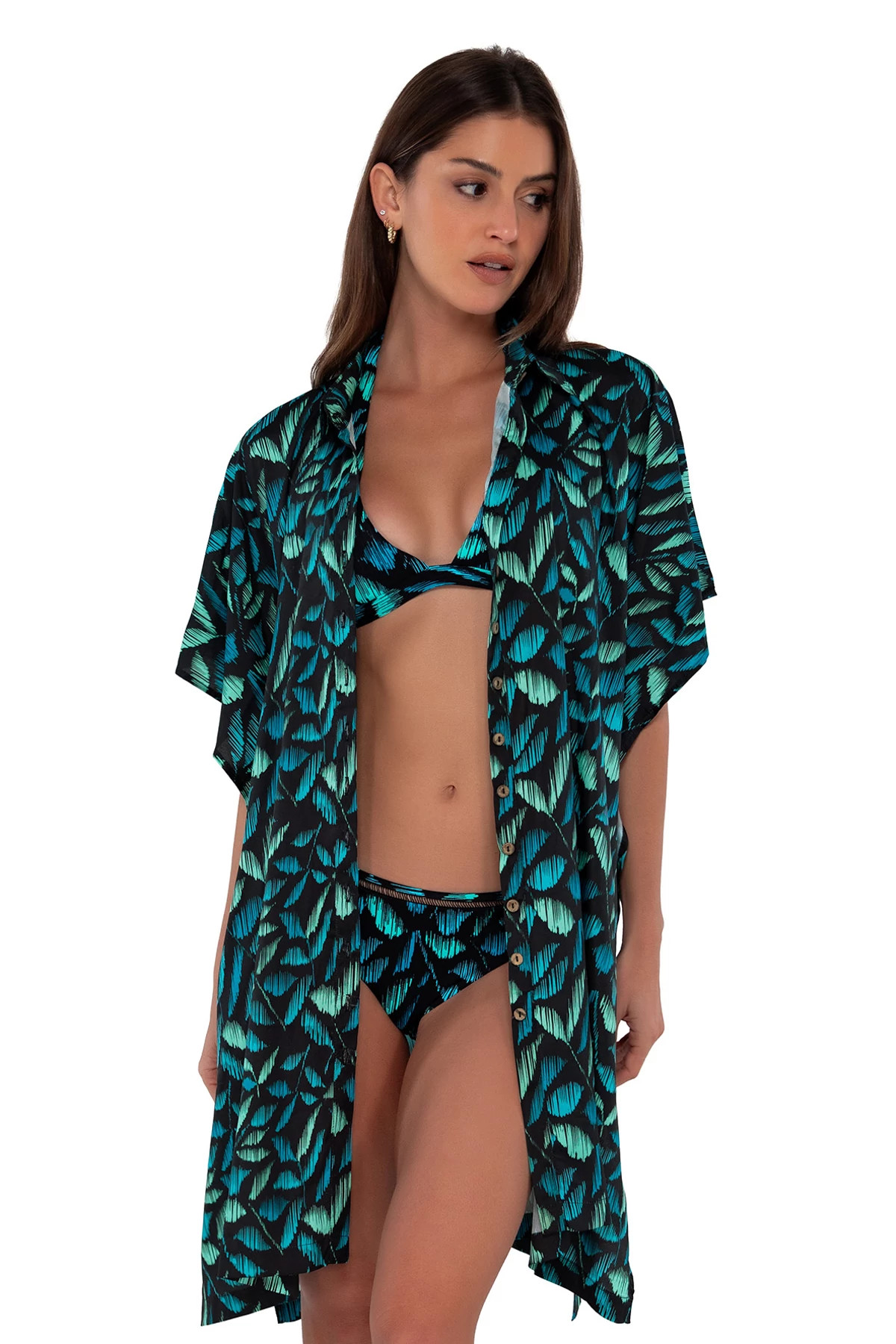 CASCADE SEAGRASS TEXTURE Shore Thing Tunic image number 2