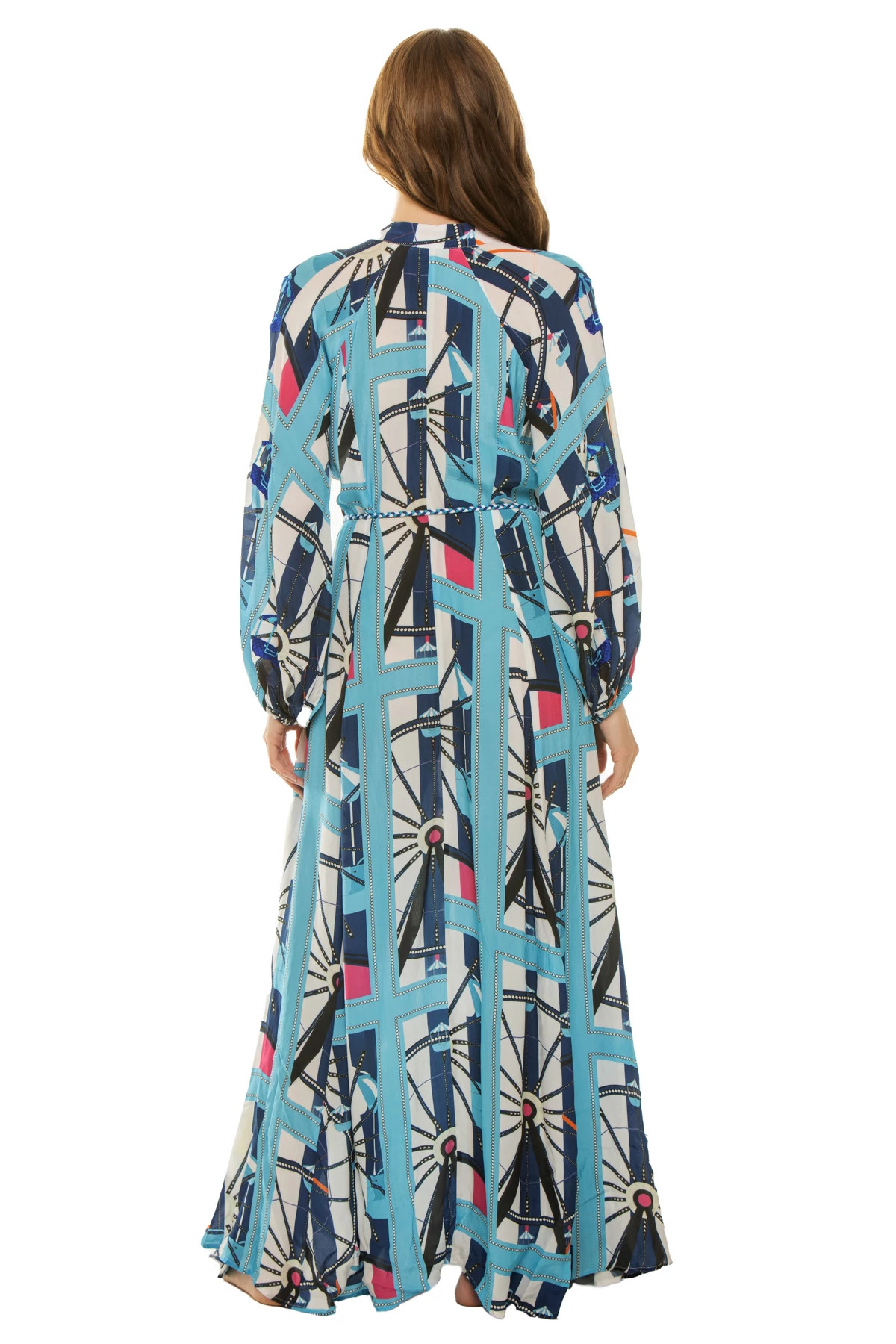 SANTA MONICA VIEW FALL Nea Long Sleeve Maxi Dress image number 2