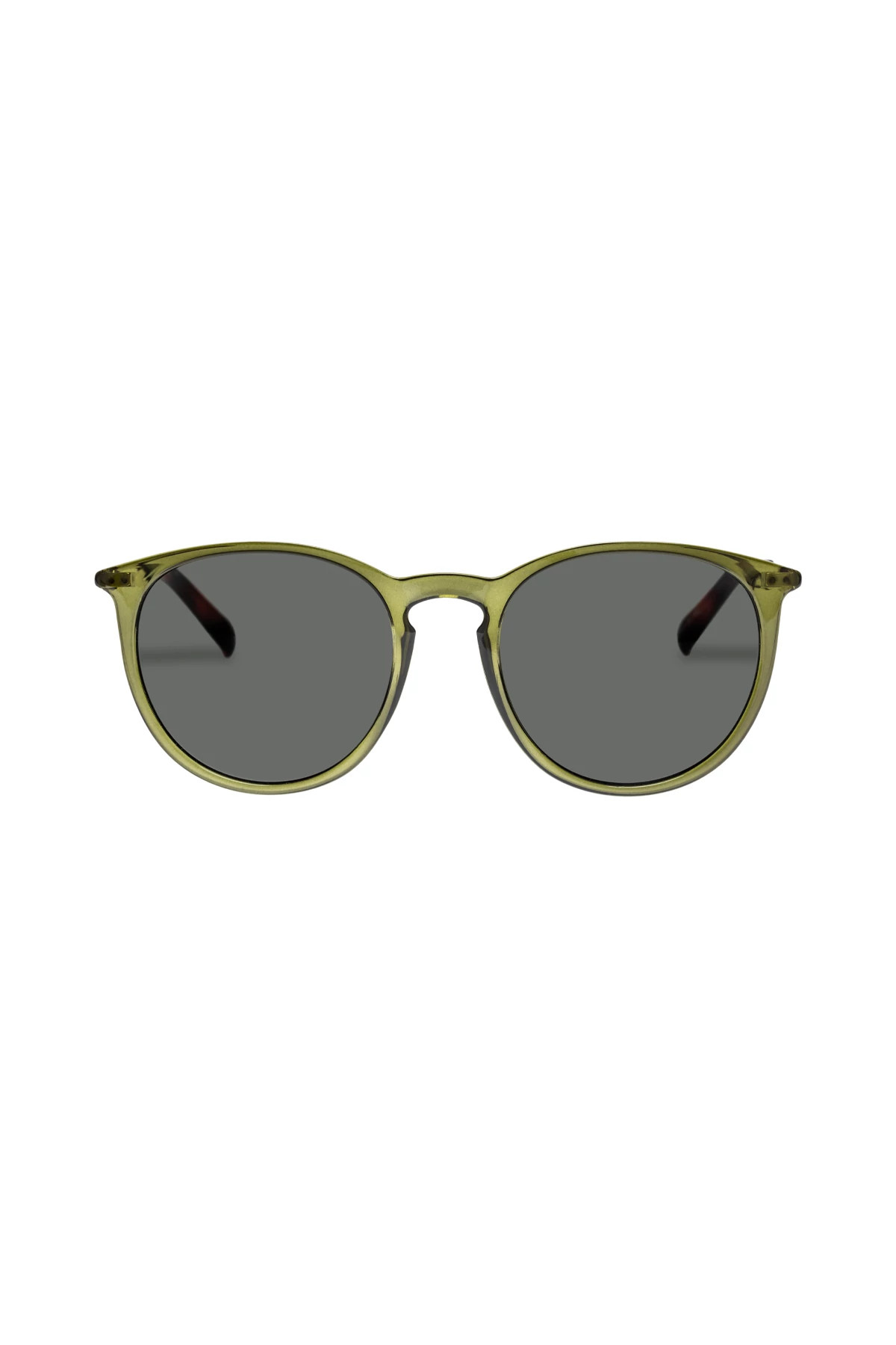KHAKI/GOLD Oh Buoy Classic Round Sunglasses image number 2