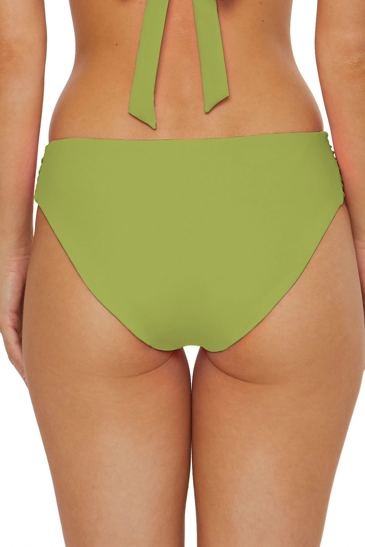 KIWI Shirred Tab Side Hipster Bikini Bottom image number 2