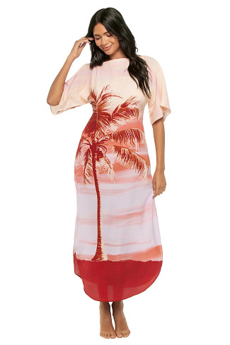 MULTI High Neck Maxi Dress