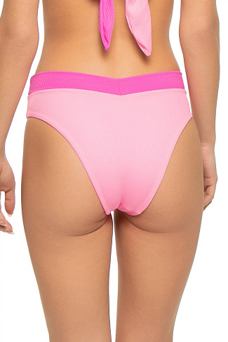 BUBBLEGUM POP Lido Banded High Waist Bikini Bottom