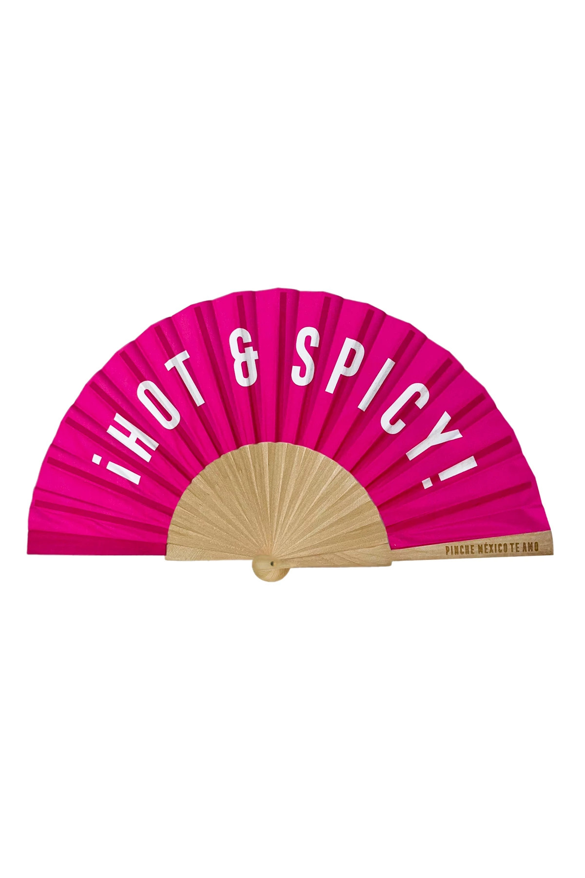 PINK Hot and Spicy Foldable Fan image number 1