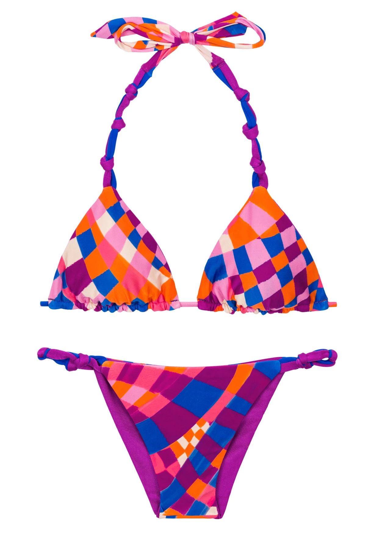 FUNNY Funny Reversible Sliding Triangle Bikini Top image number 4