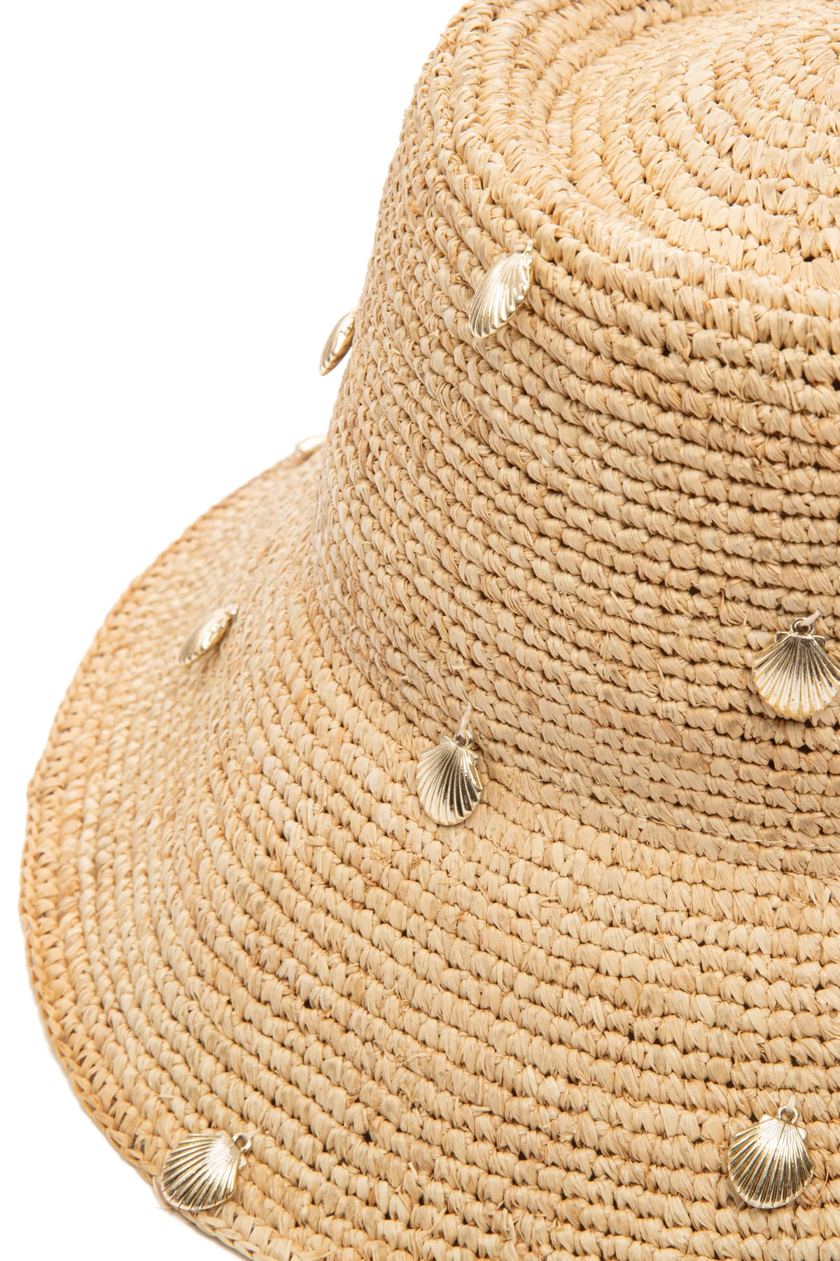 NATURAL Shell Bucket Hat image number 4