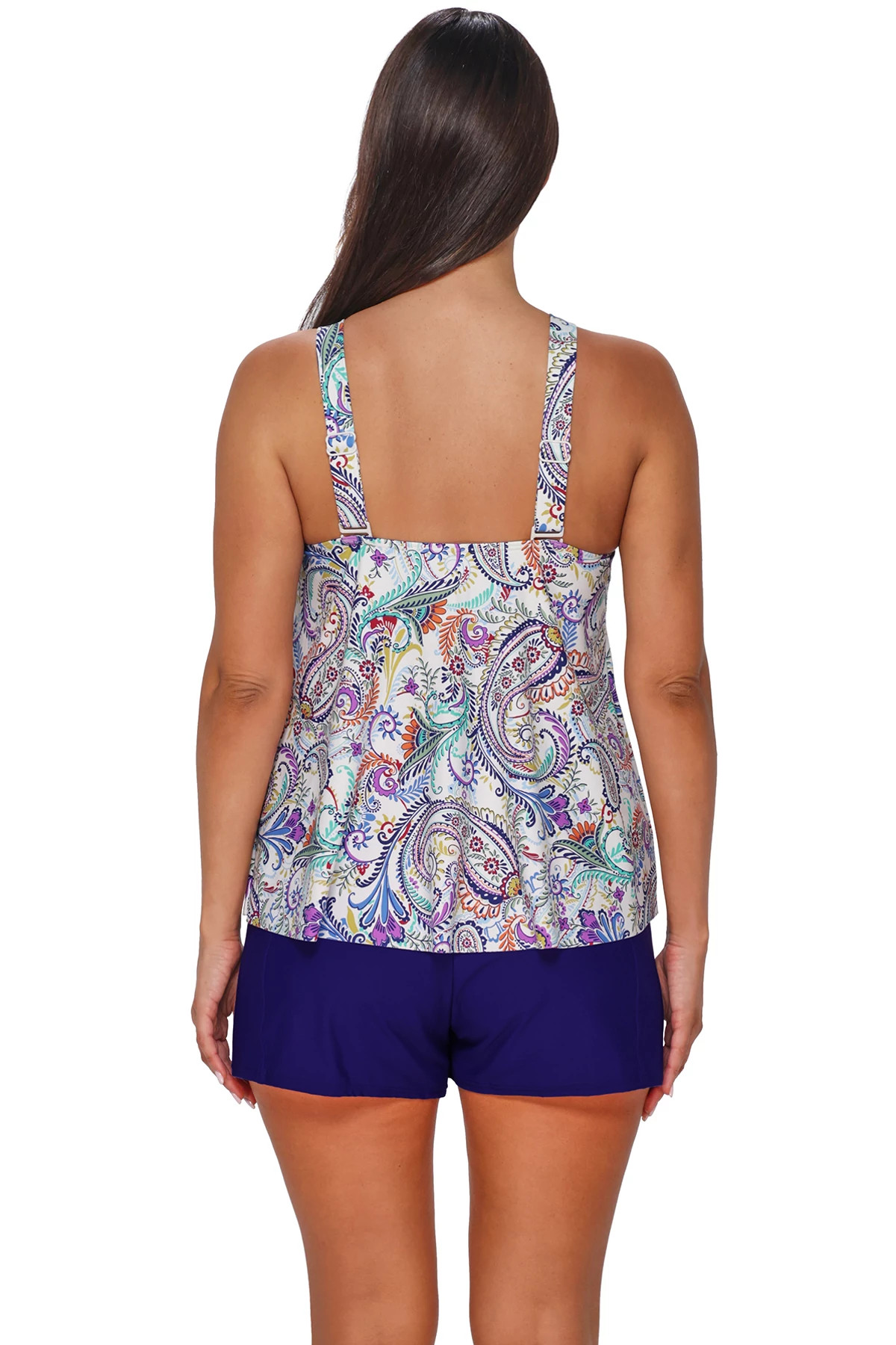 TIDE POOL TWIST Sadie Tankini Top image number 3