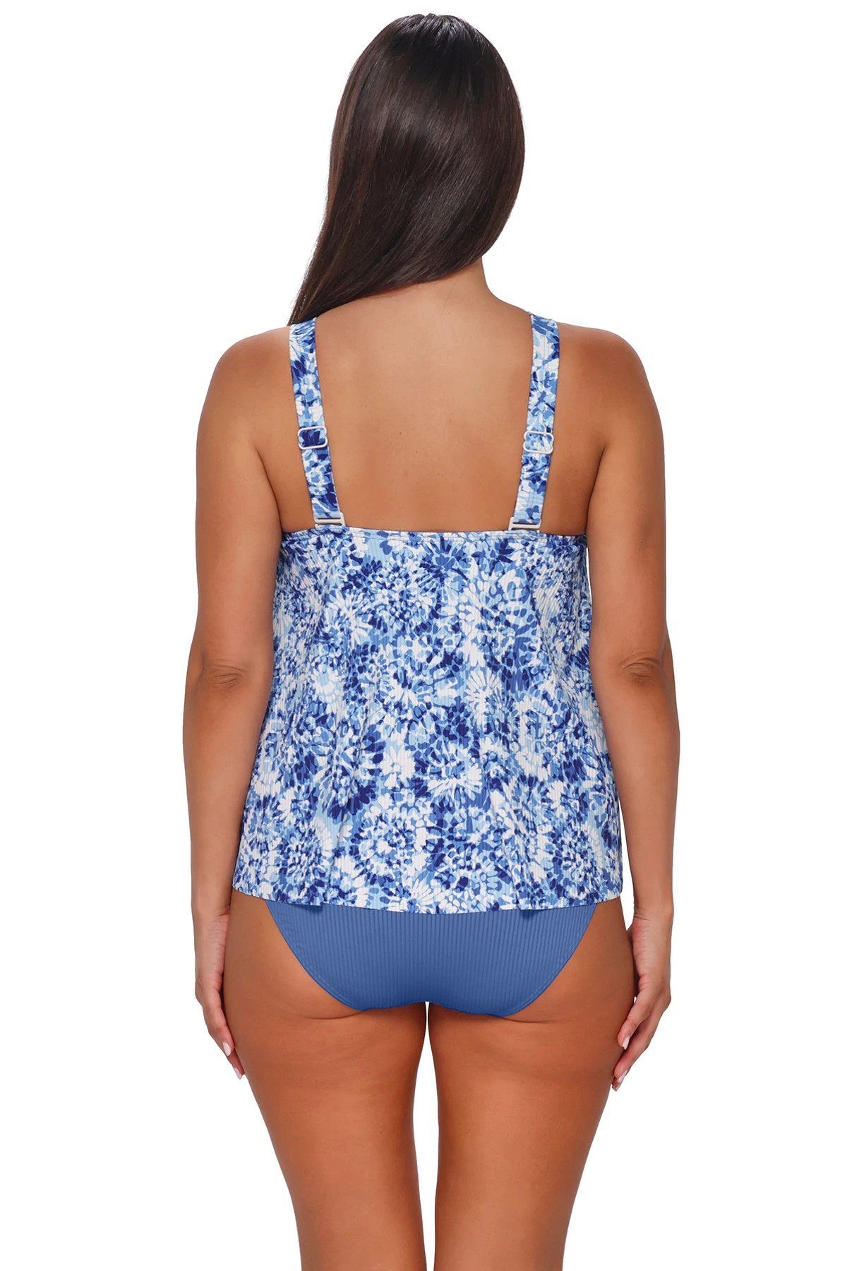 ISLAND INK RIB Sadie Tankini Top image number 3