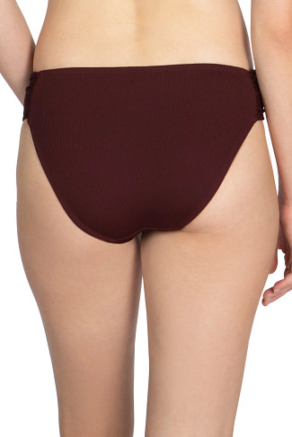 ALL SPICE Amy Ribbed Tab Side Hipster Bikini Bottom