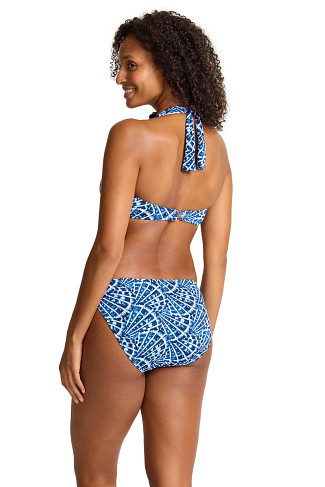 INDIGO TIDE Banded Halter Bikini Top
