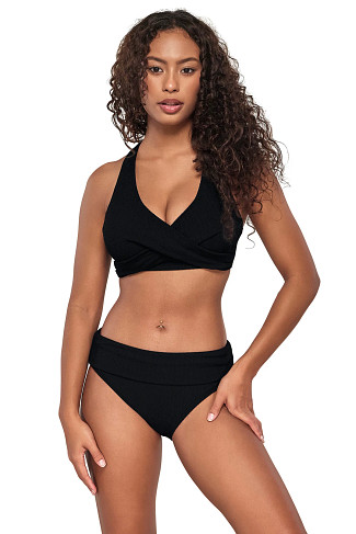 BLACK PACIFICA Mirabella Underwire Bikini Top (D+ Cup)