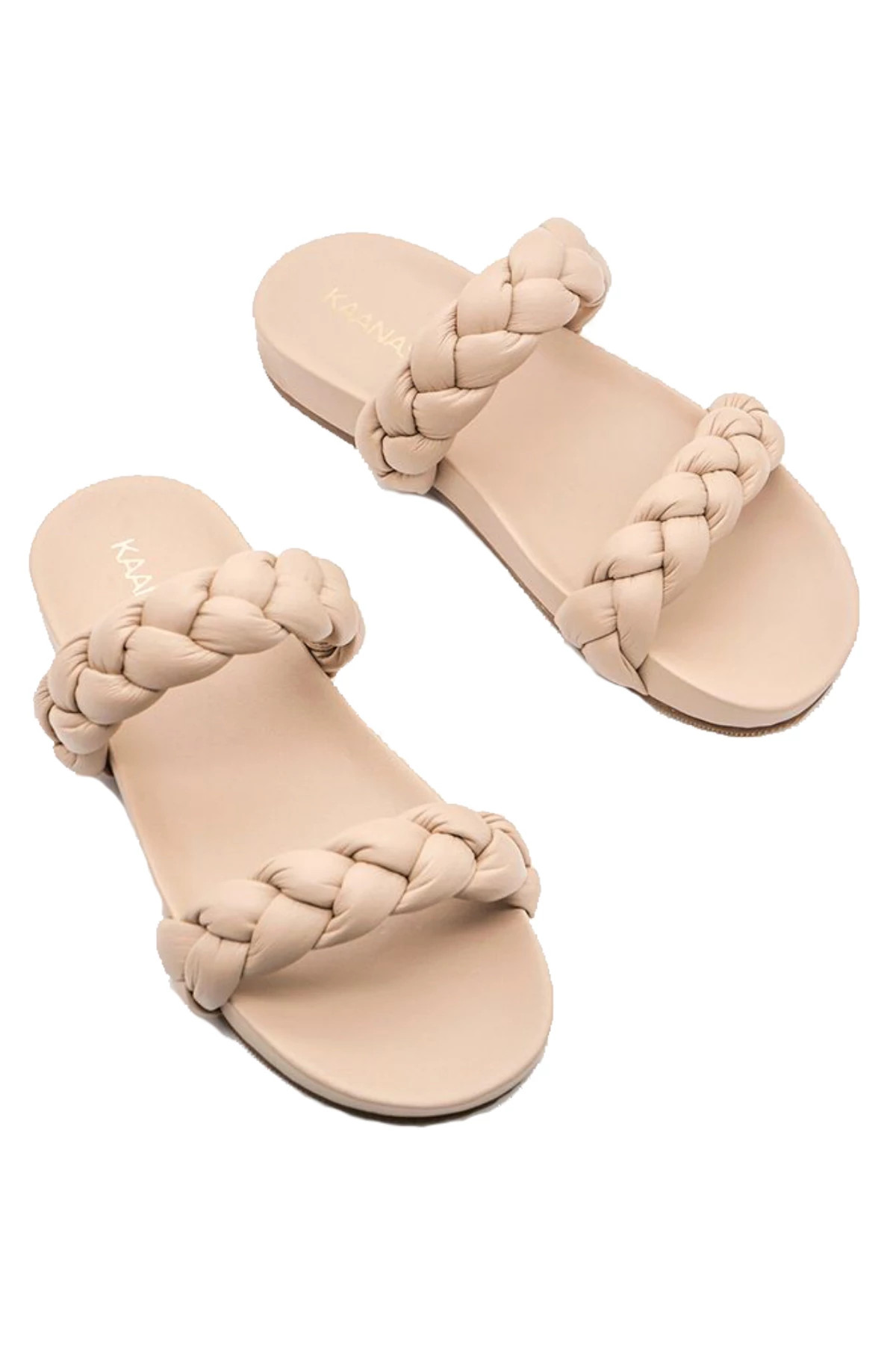 BLUSH Coco Chunky Braided Slides image number 1