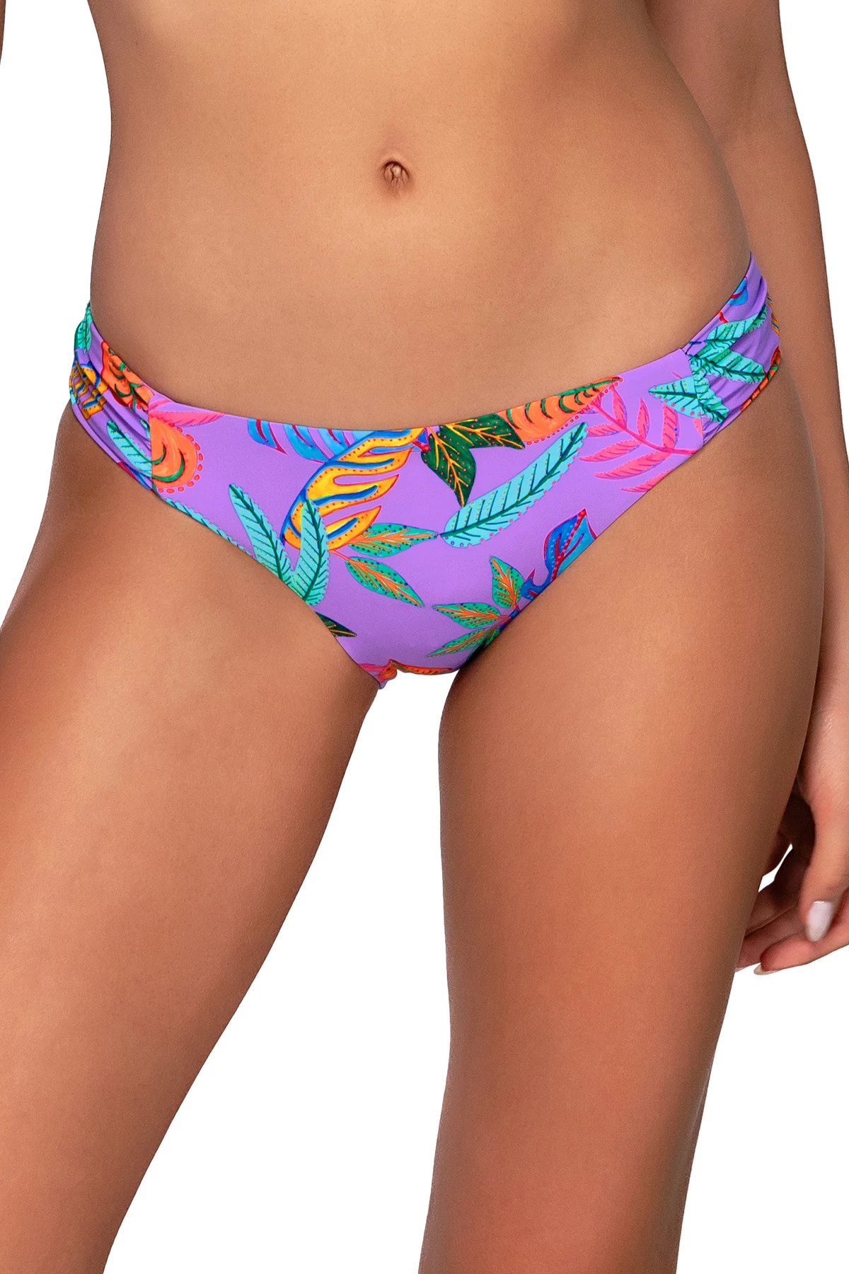 Bonita Paradise High Cut Side Tie Thong Bikini Bottom