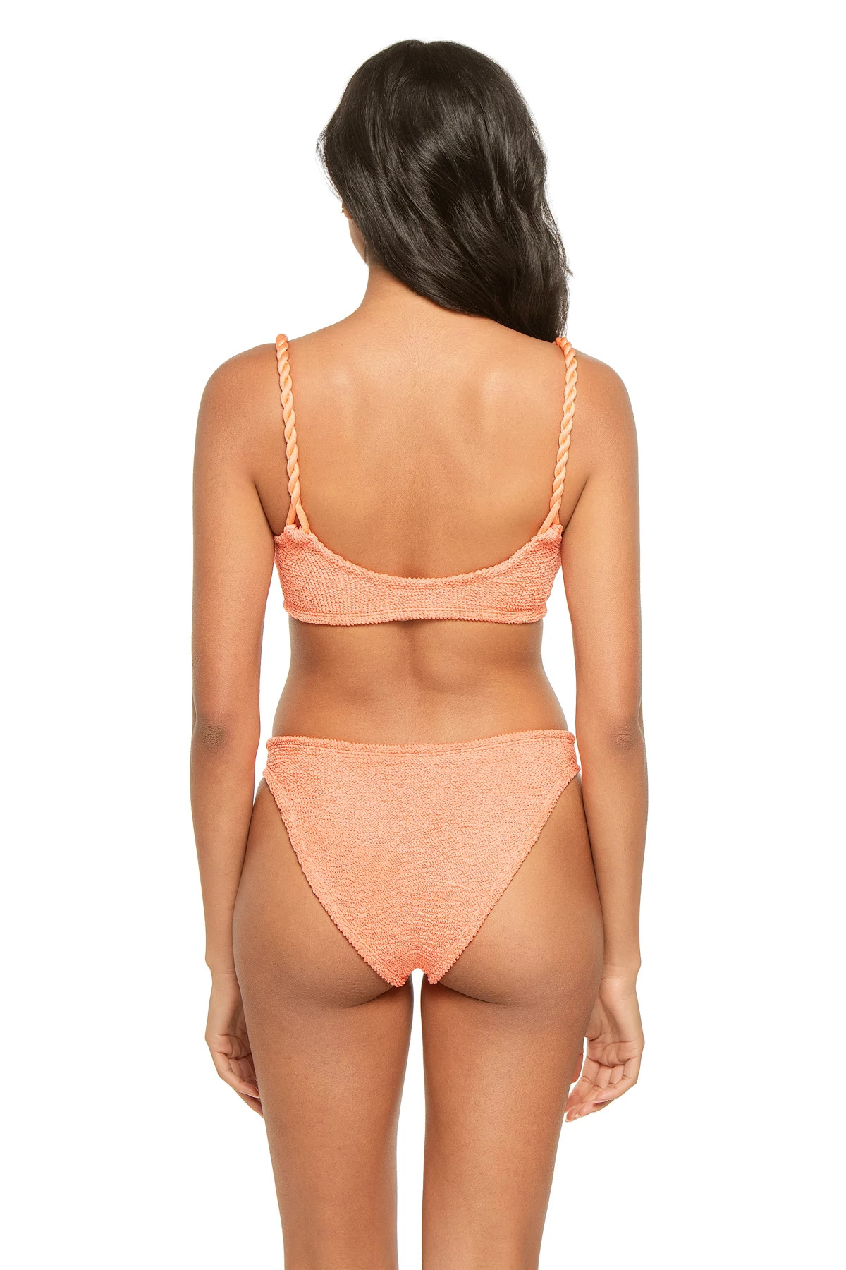 METALLIC CORAL Phoebe Two Piece Bikini Set image number 2