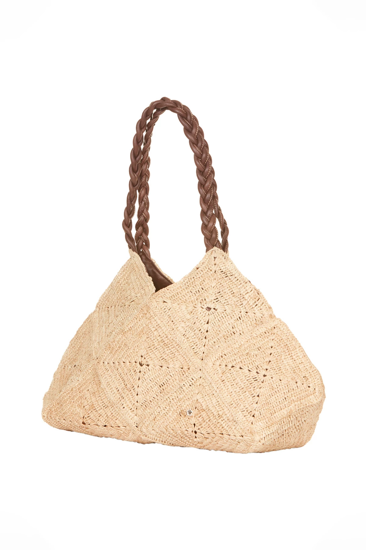 NATURAL Foggia Raffia Tote image number 2