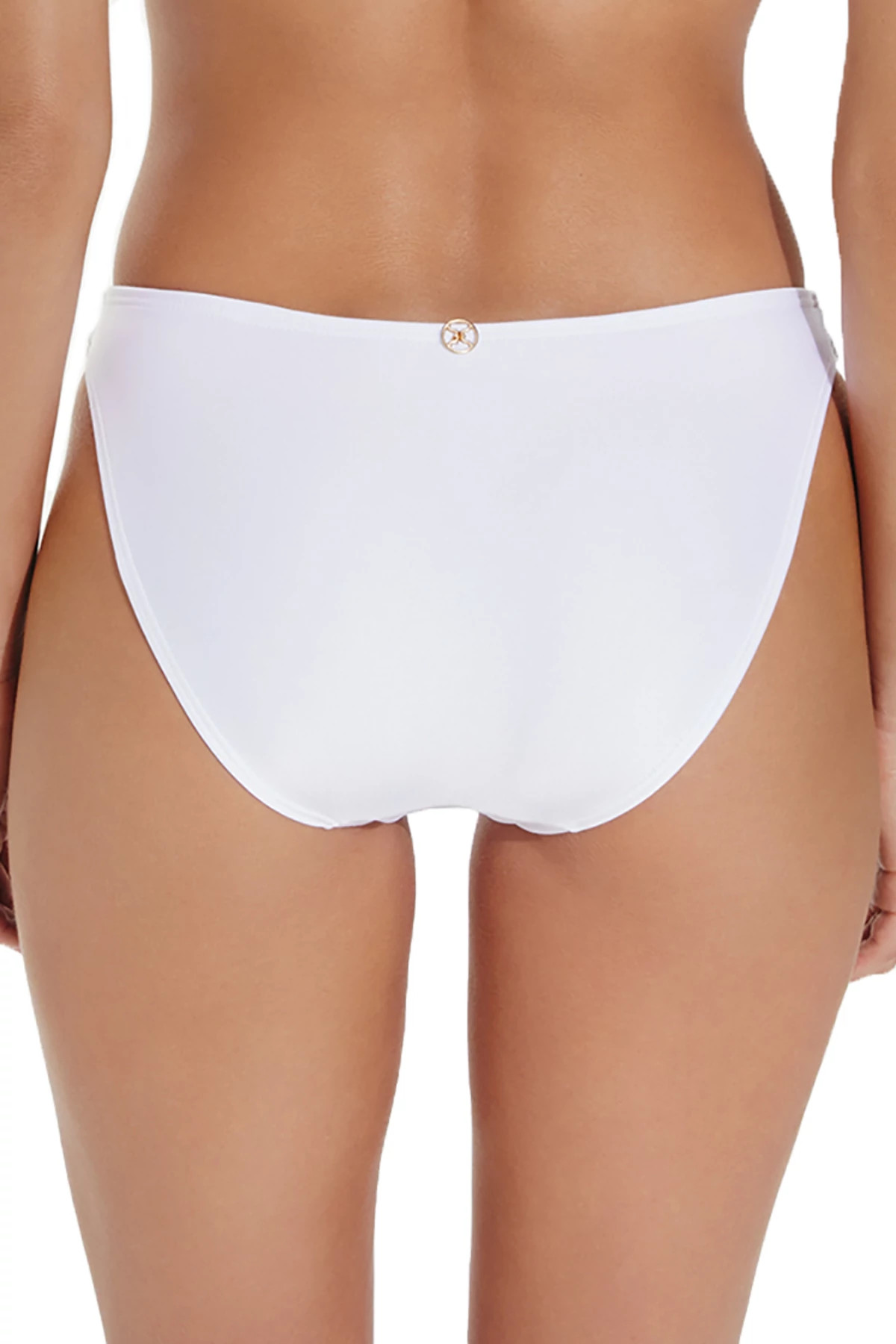 AMBRA WHITE Seamless Hipster Bikini Bottom image number 2