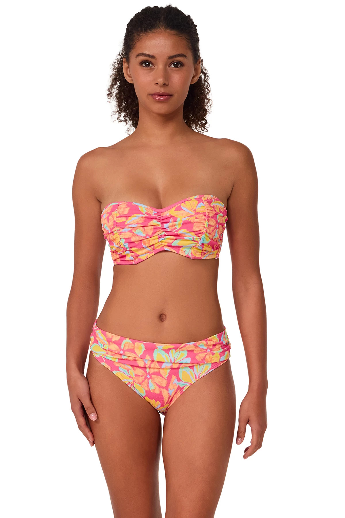 MAGIC HOUR CREPE Loretta Bandeau Bikini Top (D+ Cup) image number 2