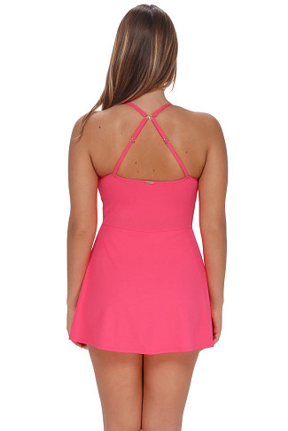 POSY PINK CREPE Naomi Swim Dress