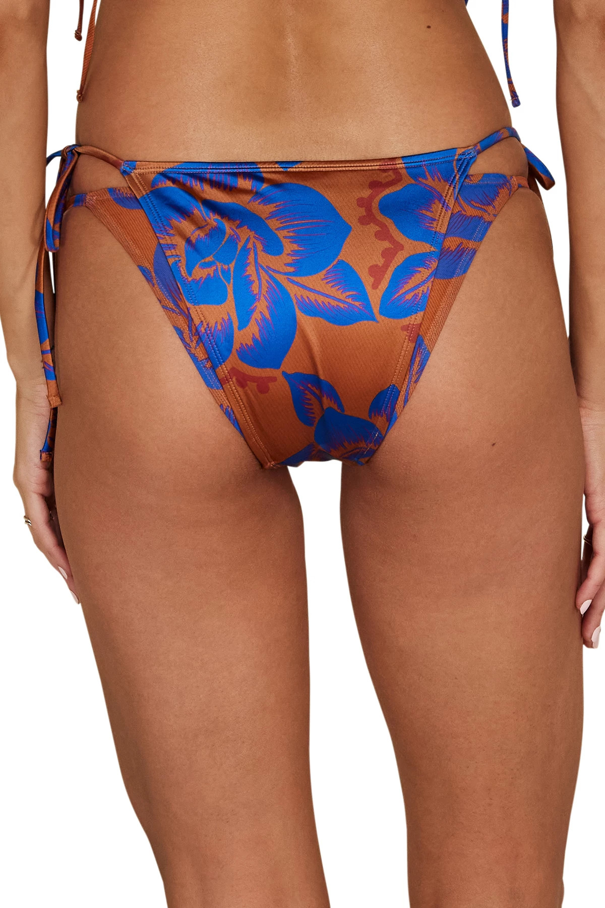 DESERT ROSE Poseidon Tie Side Brazilian Bikini Bottom image number 2